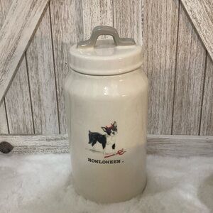 Rae Dunn Halloween Dog Canister